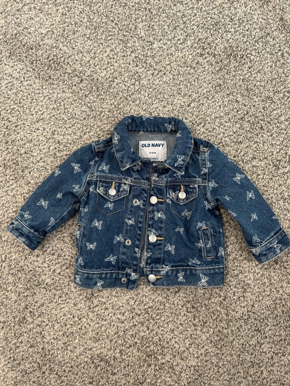 Old Navy Baby Denim Butterfly Jacket